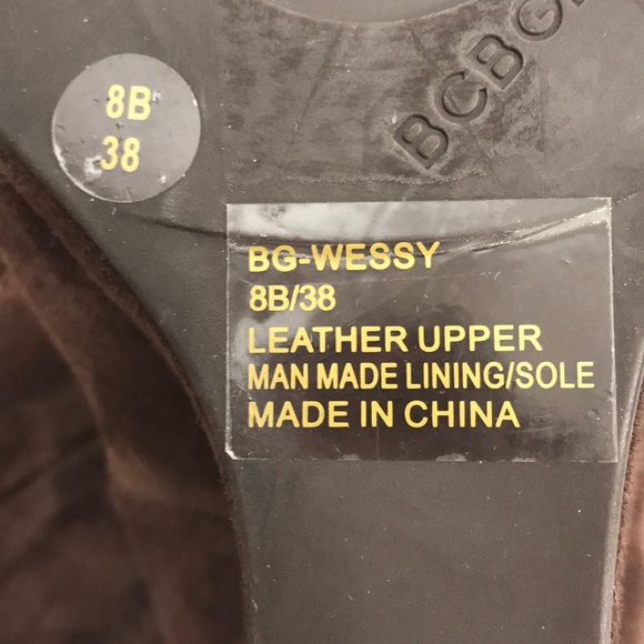 BCBGeneration Brown Wessy Wedge Ankle Boots - Picture 8 of 9